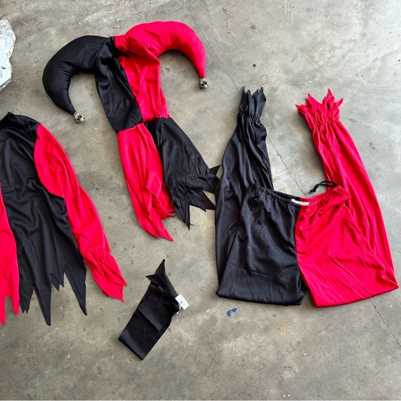 Halloween Costume Scary Evil Jester | Boys size Large 10-12 | New in package - Picture 4 of 9